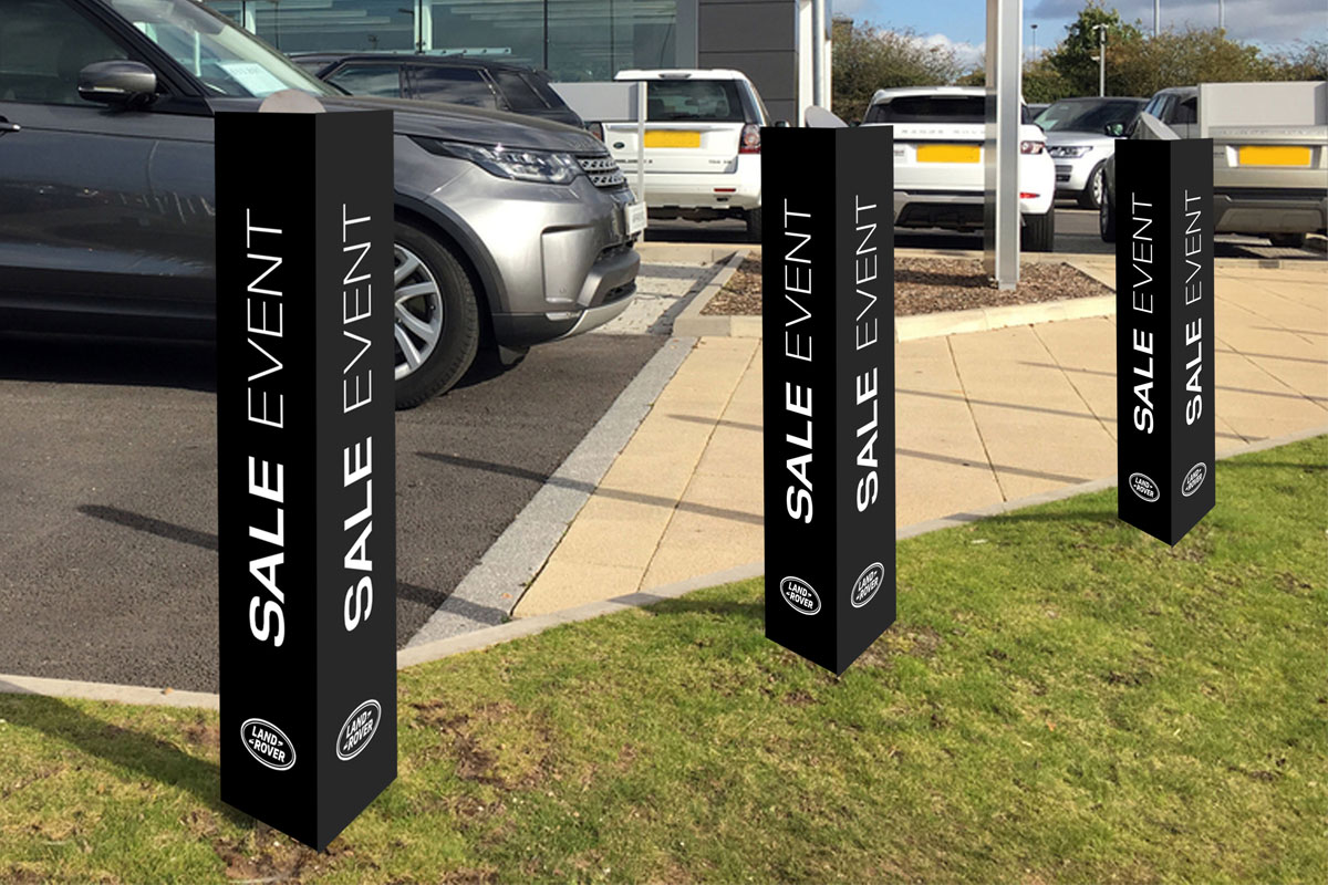 Bollard Covers for Dealership Forecourts