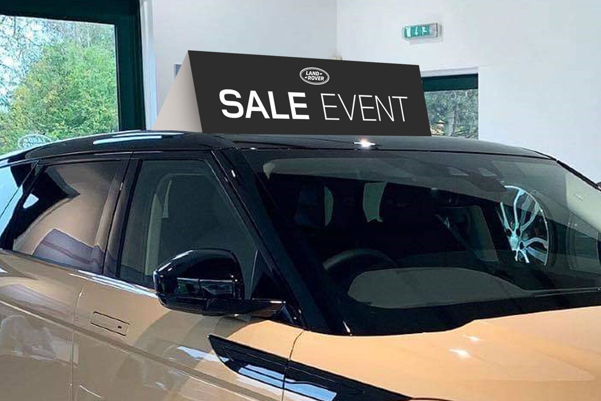 New 74 Plate Vehicle Graphics Point Of Sale DVLC