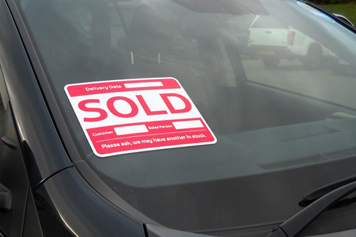 Vehicle Sold Graphics