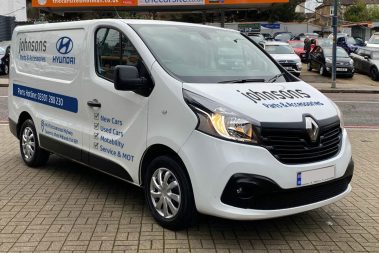 Service and parts graphics for vans