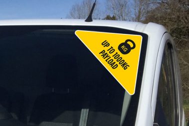 Large Corner Windscreen Graphic