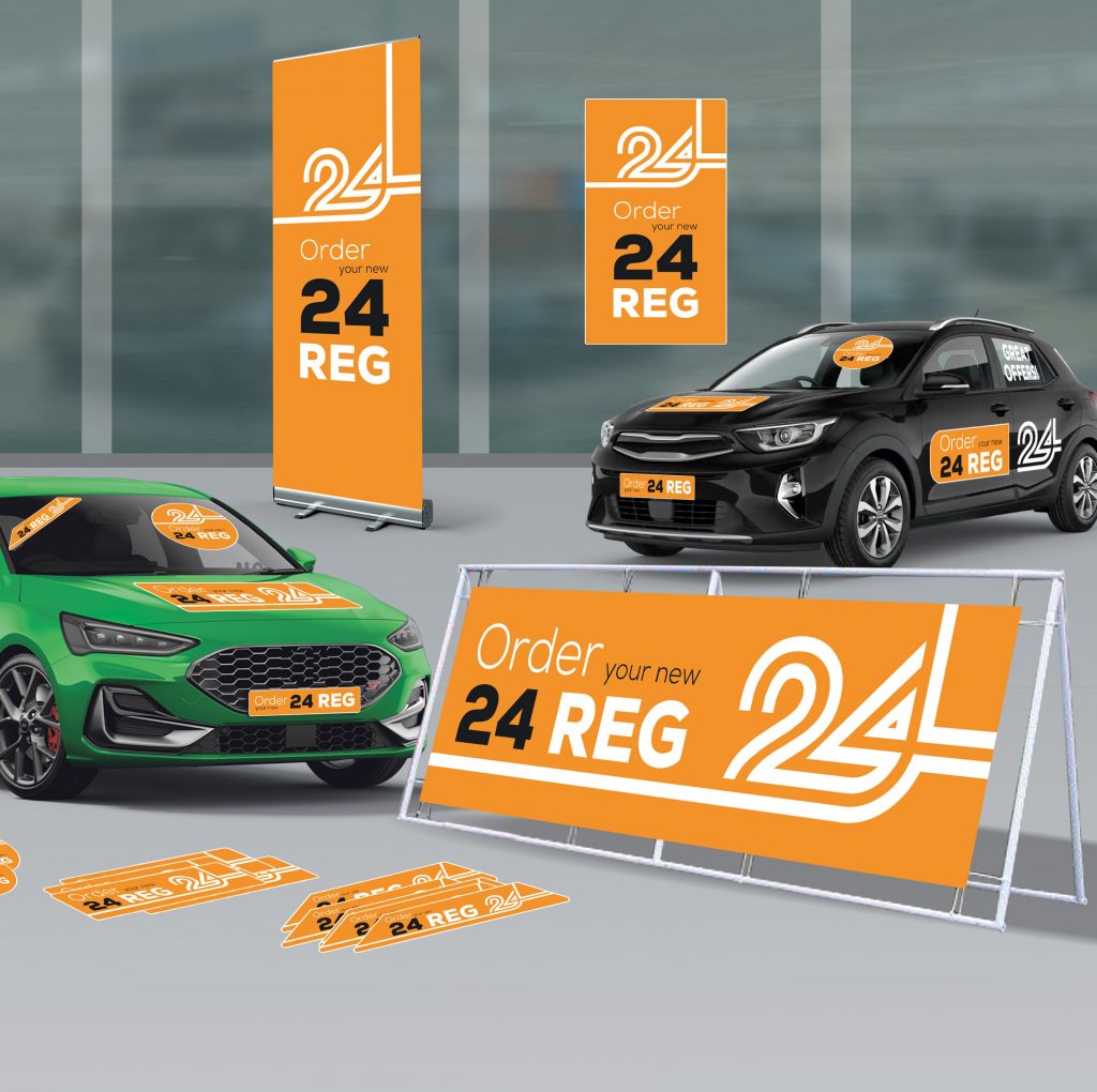 New 24 Reg Vehicle Graphics & Point of Sale Products